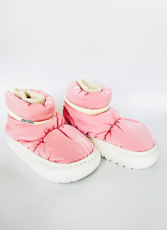 Cloud Bootie - Pull On - Pink