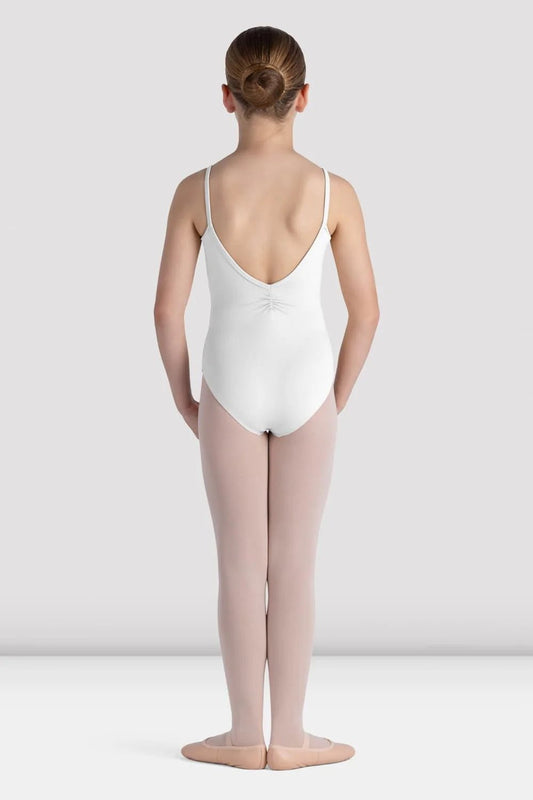 Bloch Girls Ari Camisole Leotard - White - THE COLLECTIVE DANCEWEARBloch Girls Ari Camisole Leotard - WhitemLeotardTHE COLLECTIVE DANCEWEAR