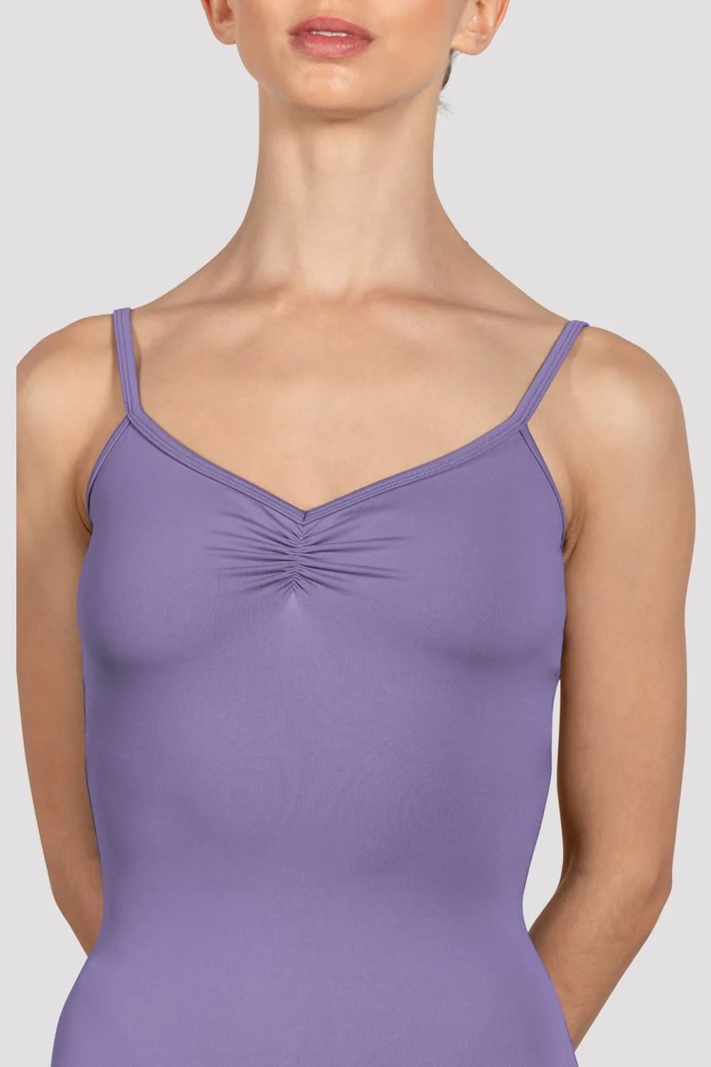 Bloch Ladies Arianne Camisole Leotard - Lavender - THE COLLECTIVE DANCEWEARBloch Ladies Arianne Camisole Leotard - LavendermLeotardTHE COLLECTIVE DANCEWEAR