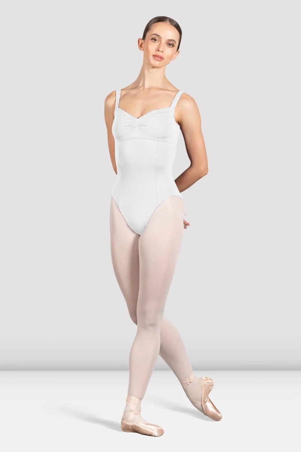 Bloch Ladies Ava Camisole Leotard Thick Straps - White - THE COLLECTIVE DANCEWEARBloch Ladies Ava Camisole Leotard Thick Straps - WhitemLeotardTHE COLLECTIVE DANCEWEAR