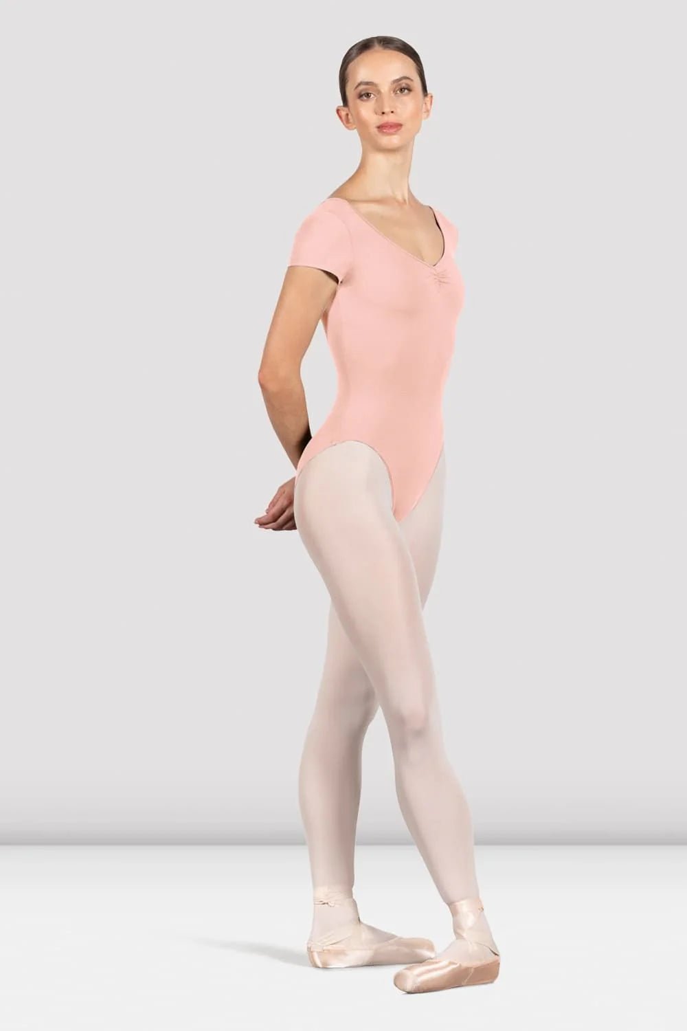 Bloch Ladies Penny Cap Sleeve Leotard - Pink - THE COLLECTIVE DANCEWEARBloch Ladies Penny Cap Sleeve Leotard - PinkmLeotardTHE COLLECTIVE DANCEWEAR