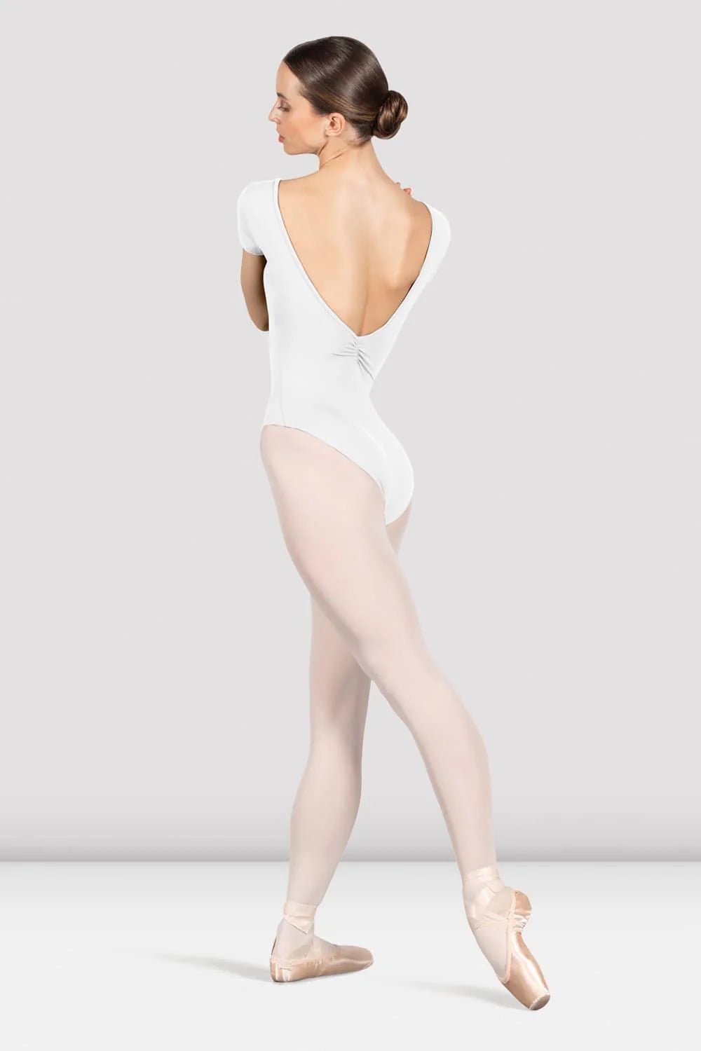 Bloch Ladies Penny Cap Sleeve Leotard - White - THE COLLECTIVE DANCEWEARBloch Ladies Penny Cap Sleeve Leotard - WhitemLeotardTHE COLLECTIVE DANCEWEAR