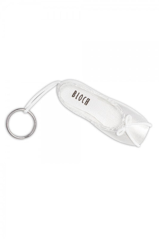 Bloch Mini Pointe Shoe Key Chain - White - THE COLLECTIVE DANCEWEARBloch Mini Pointe Shoe Key Chain - WhitemKey ringTHE COLLECTIVE DANCEWEAR