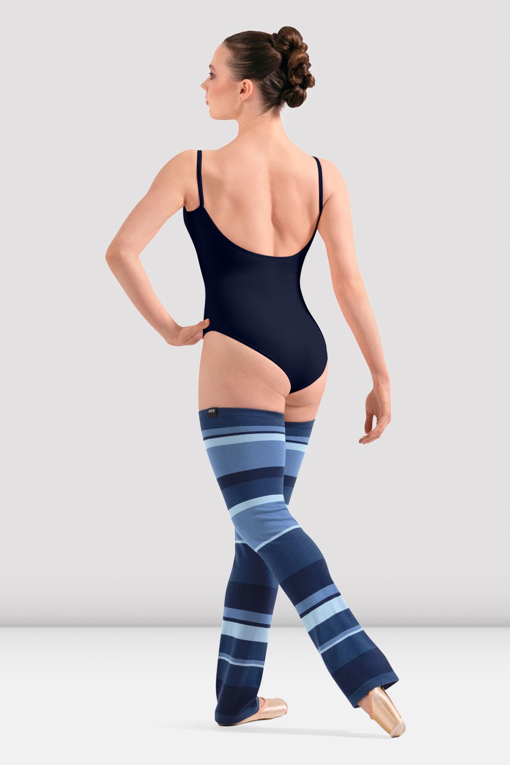 Bloch Striped Legwarmer - Blue - THE COLLECTIVE DANCEWEARBloch Striped Legwarmer - Bluemwarm upsTHE COLLECTIVE DANCEWEAR