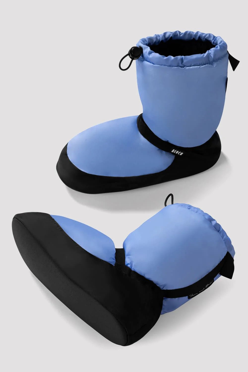 THE COLLECTIVE DANCEWEAR Bloch Warm-Up Bootie - Pastel Blue with Toggle#mWARM UP BOOTIESTHE COLLECTIVE DANCEWEAR