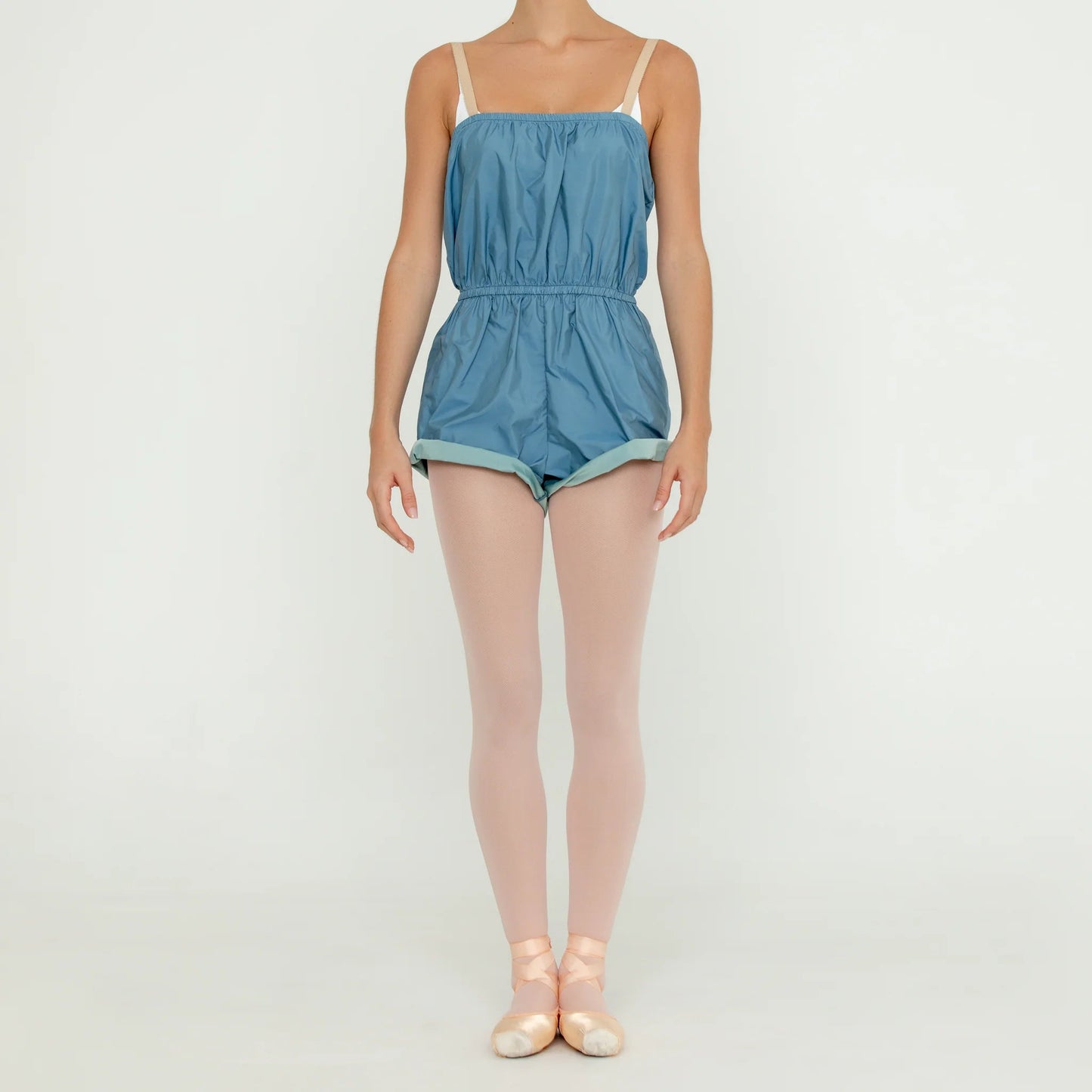 Bullet Pointe Micro Warm Up Romper - Slate - THE COLLECTIVE DANCEWEARBullet Pointe Micro Warm Up Romper - SlatemWARMUPSTHE COLLECTIVE DANCEWEAR