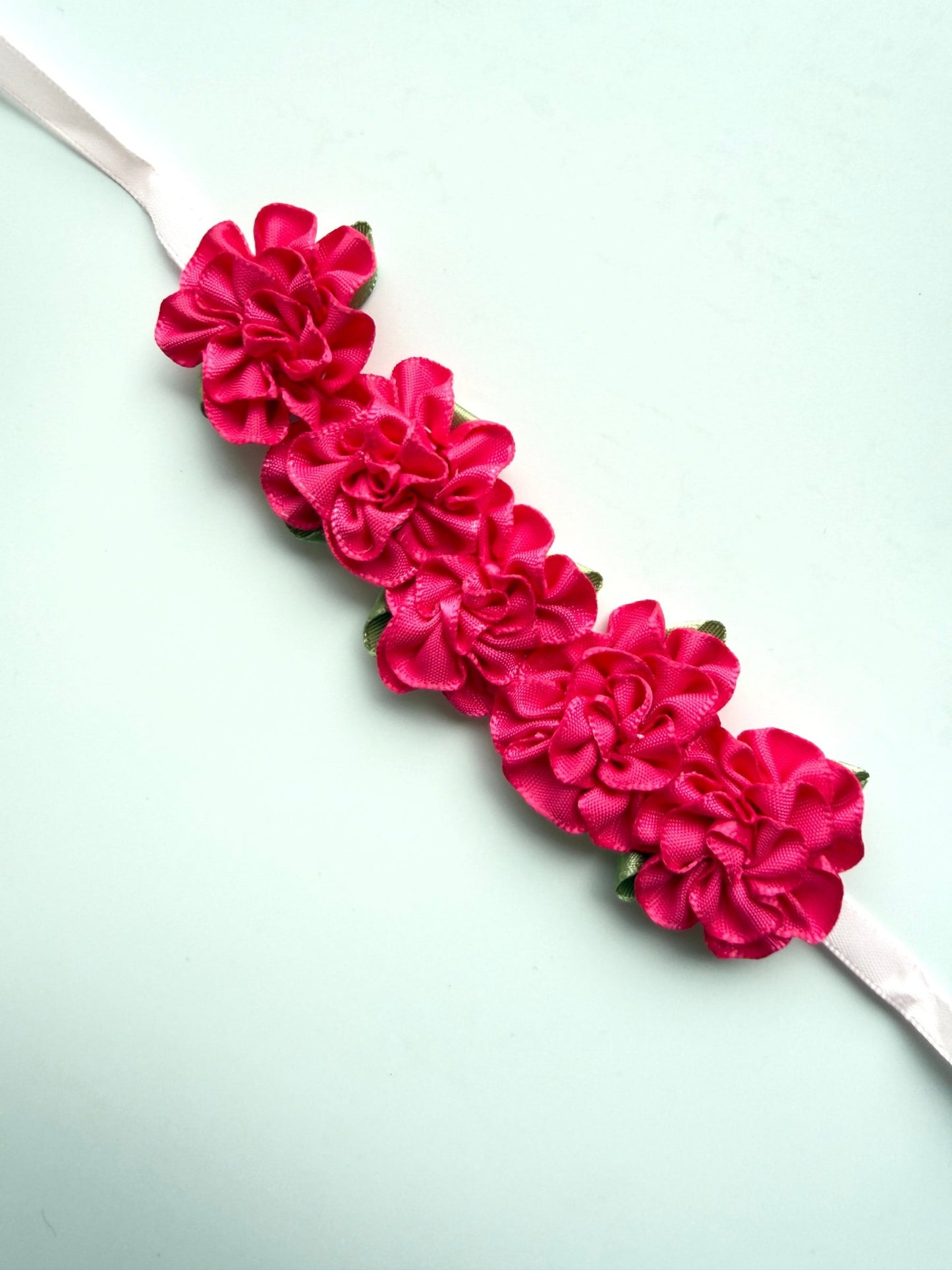 Bun Wrap - A Row Of Hot Pink Peonies - THE COLLECTIVE DANCEWEARBun Wrap - A Row Of Hot Pink PeoniesmBun wrapTHE COLLECTIVE DANCEWEAR