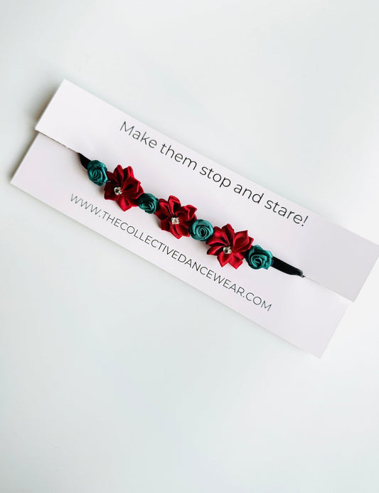 Bun Wrap - Christmas Sparkles - THE COLLECTIVE DANCEWEARBun Wrap - Christmas SparklesmBun wrapTHE COLLECTIVE DANCEWEAR