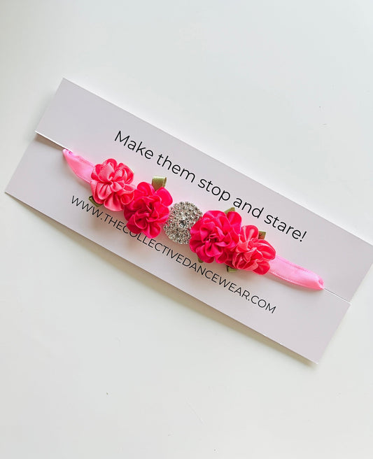 Bun Wrap - Corally Pink Large Diamante - THE COLLECTIVE DANCEWEARBun Wrap - Corally Pink Large Diamante#mBun wrapTHE COLLECTIVE DANCEWEAR