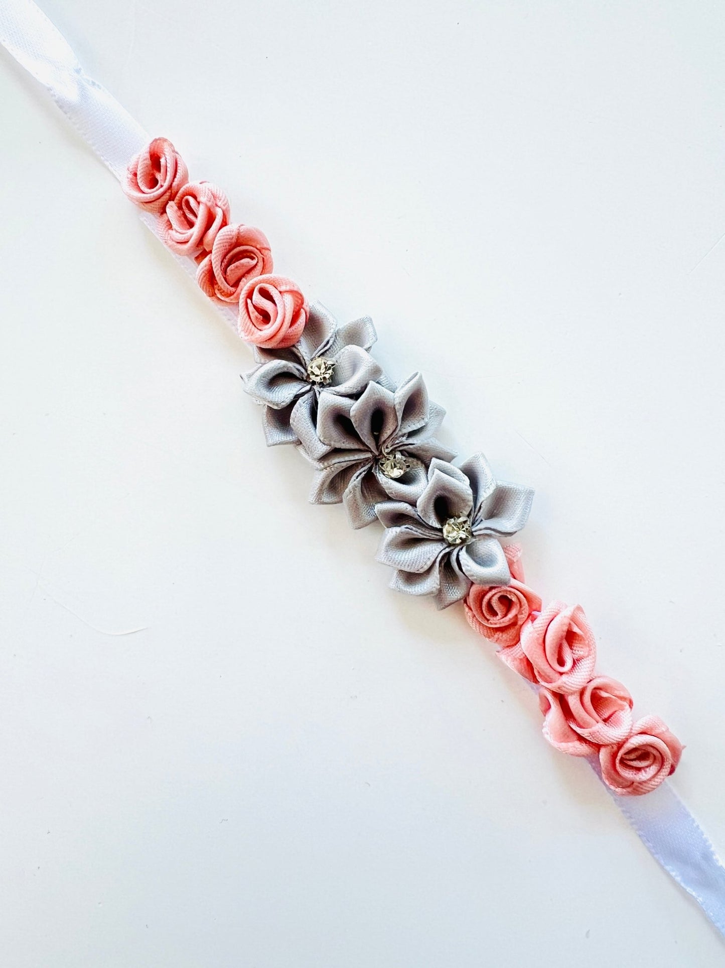 Bun Wrap - Pink and Grey - THE COLLECTIVE DANCEWEARBun Wrap - Pink and GreymBun wrapTHE COLLECTIVE DANCEWEAR