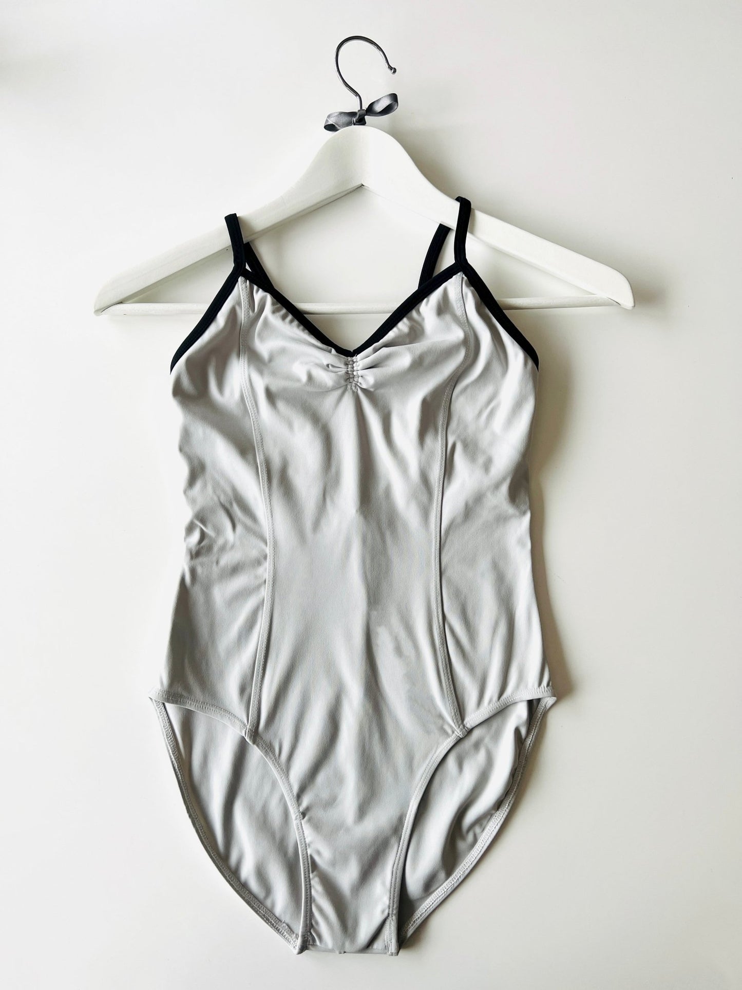 THE COLLECTIVE DANCEWEAR Camisole Leotard - Soft Grey and Black#mLeotardTHE COLLECTIVE DANCEWEAR