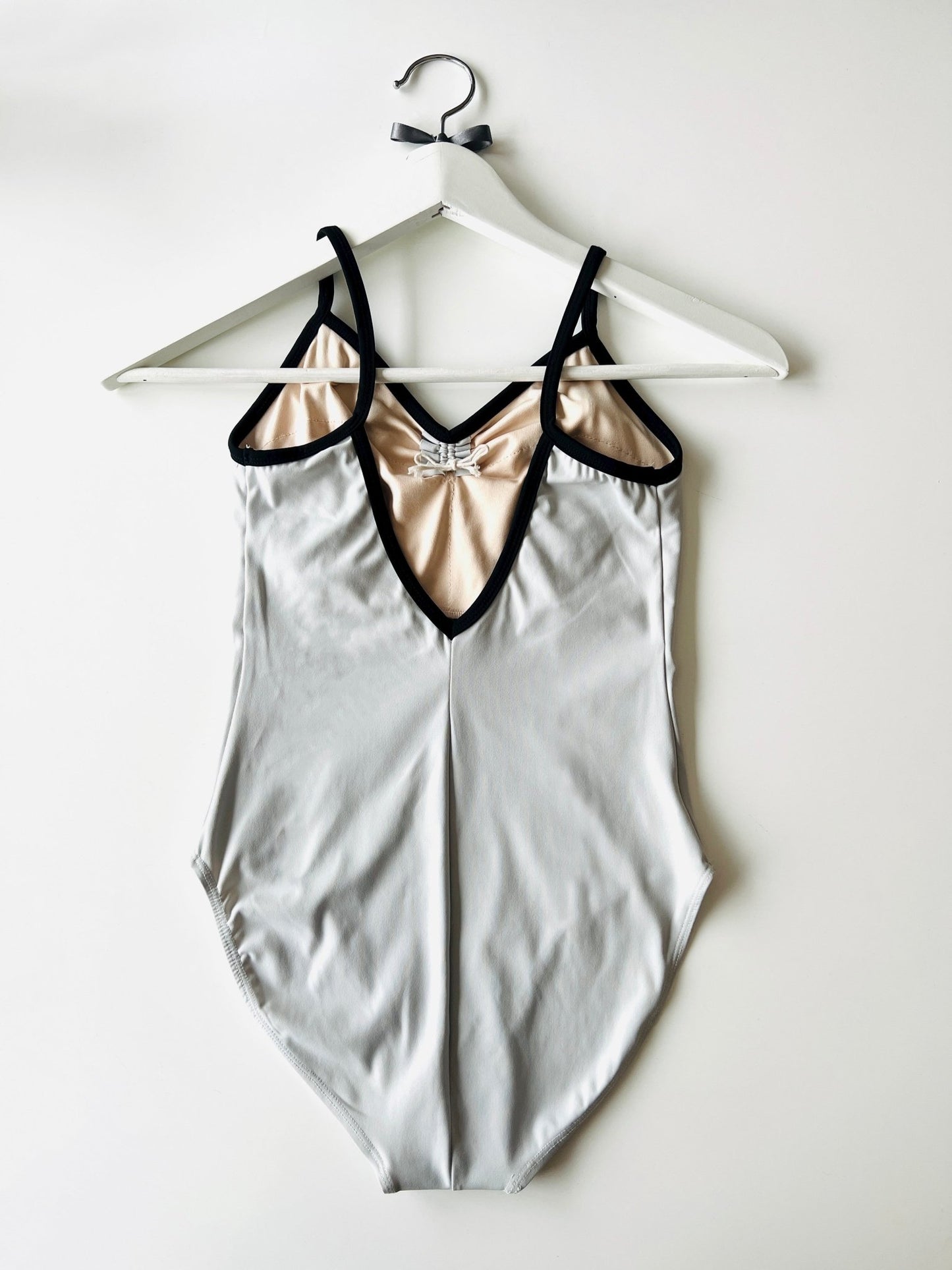 THE COLLECTIVE DANCEWEAR Camisole Leotard - Soft Grey and Black#mLeotardTHE COLLECTIVE DANCEWEAR