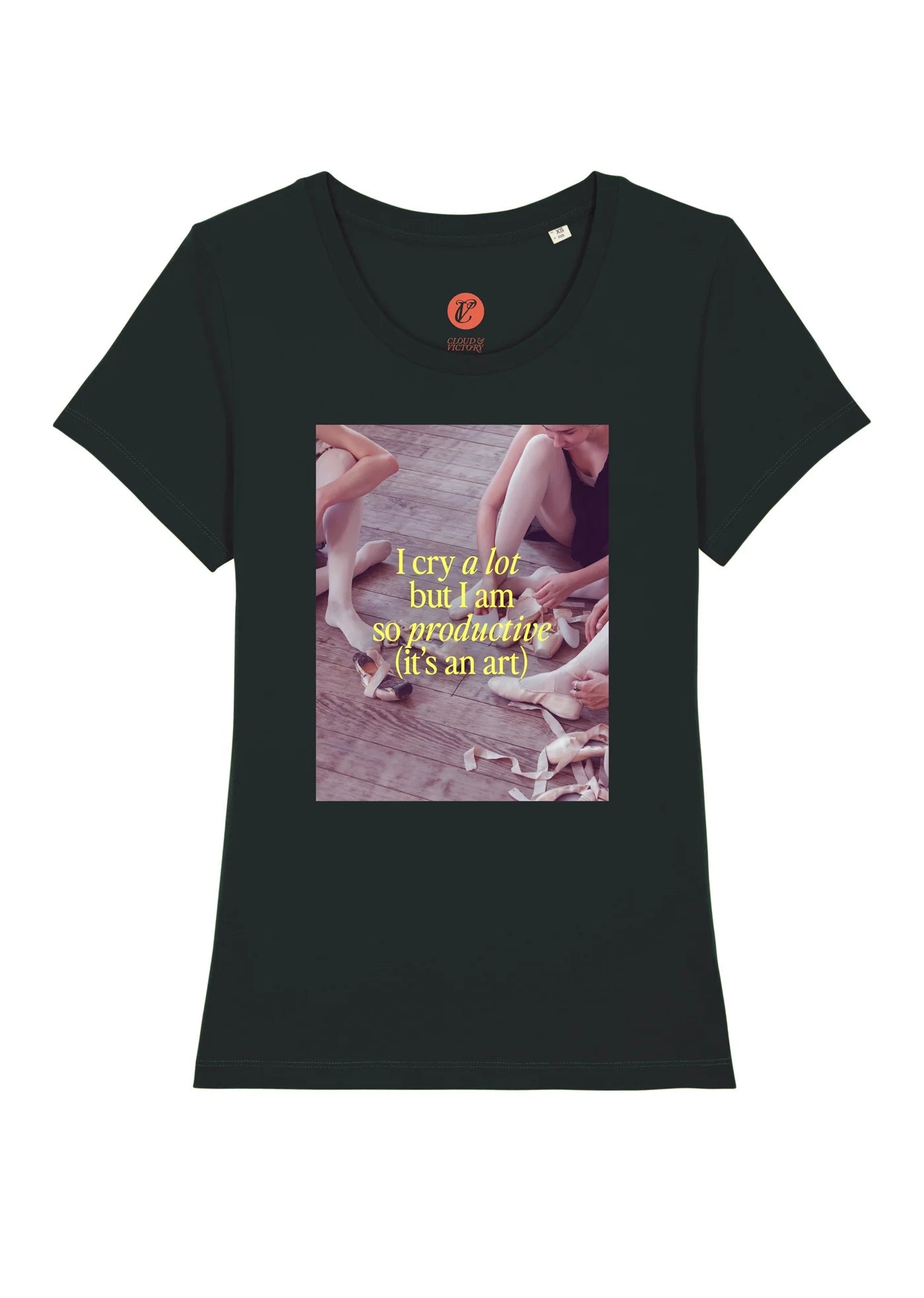 Cloud & VIctory I Cry Alot But I Am So Productive - Tee - THE COLLECTIVE DANCEWEARCloud & VIctory I Cry Alot But I Am So Productive - TeemTOPTHE COLLECTIVE DANCEWEAR