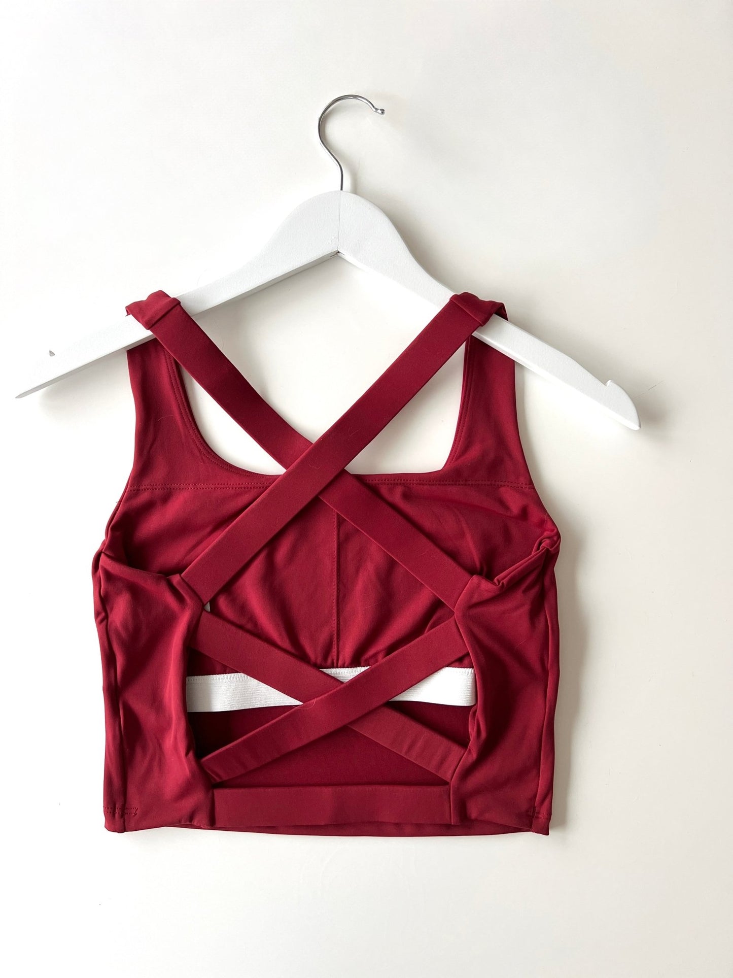 Cross Back Dance Top - Red - THE COLLECTIVE DANCEWEARCross Back Dance Top - Red#mSports TopTHE COLLECTIVE DANCEWEAR