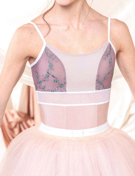 Dellalo Milano Brigid CL Camisole Leotard 2026 - Rose - THE COLLECTIVE DANCEWEARDellalo Milano Brigid CL Camisole Leotard 2026 - RosemLeotardTHE COLLECTIVE DANCEWEAR