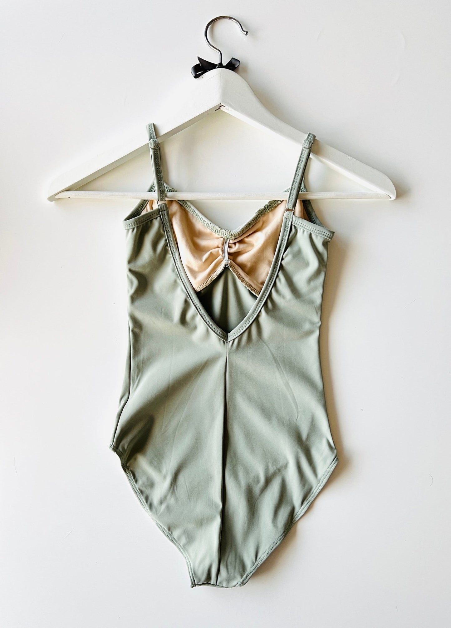 Embroidered Camisole Leotard With Ruching - Sage - THE COLLECTIVE DANCEWEAREmbroidered Camisole Leotard With Ruching - Sage#mLeotardTHE COLLECTIVE DANCEWEAR