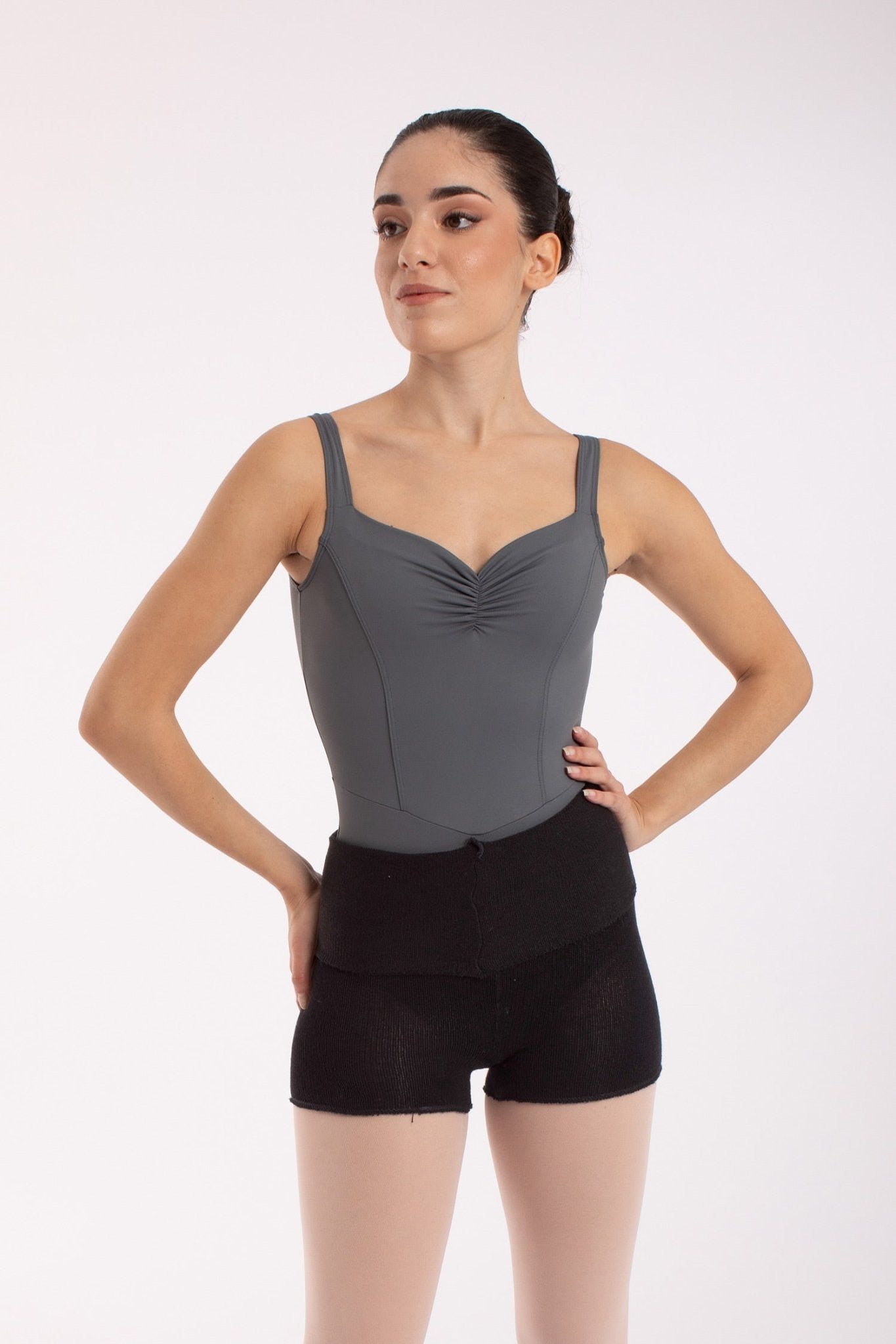 Intermezzo Dotti Knitted Shorts in Bamboo - Black - THE COLLECTIVE DANCEWEARIntermezzo Dotti Knitted Shorts in Bamboo - Black#mwarm upsTHE COLLECTIVE DANCEWEAR