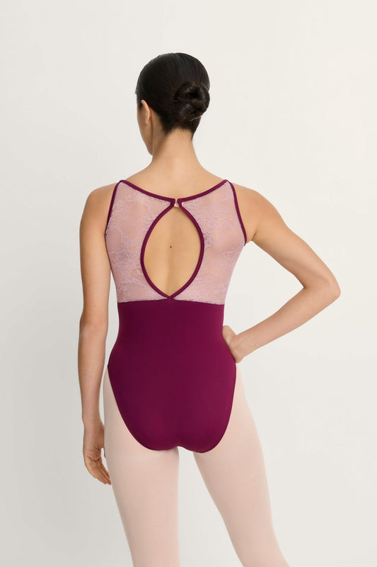 Intermezzo Heaven Tank Leotard With Lace - Garnet - THE COLLECTIVE DANCEWEARIntermezzo Heaven Tank Leotard With Lace - GarnetmLeotardTHE COLLECTIVE DANCEWEAR
