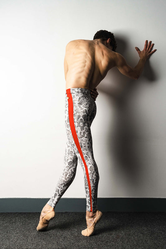 KeithLink Aquilo Tights - Snake Print With Red Stripe - THE COLLECTIVE DANCEWEARKeithLink Aquilo Tights - Snake Print With Red Stripe#mSports LeggingsTHE COLLECTIVE DANCEWEAR