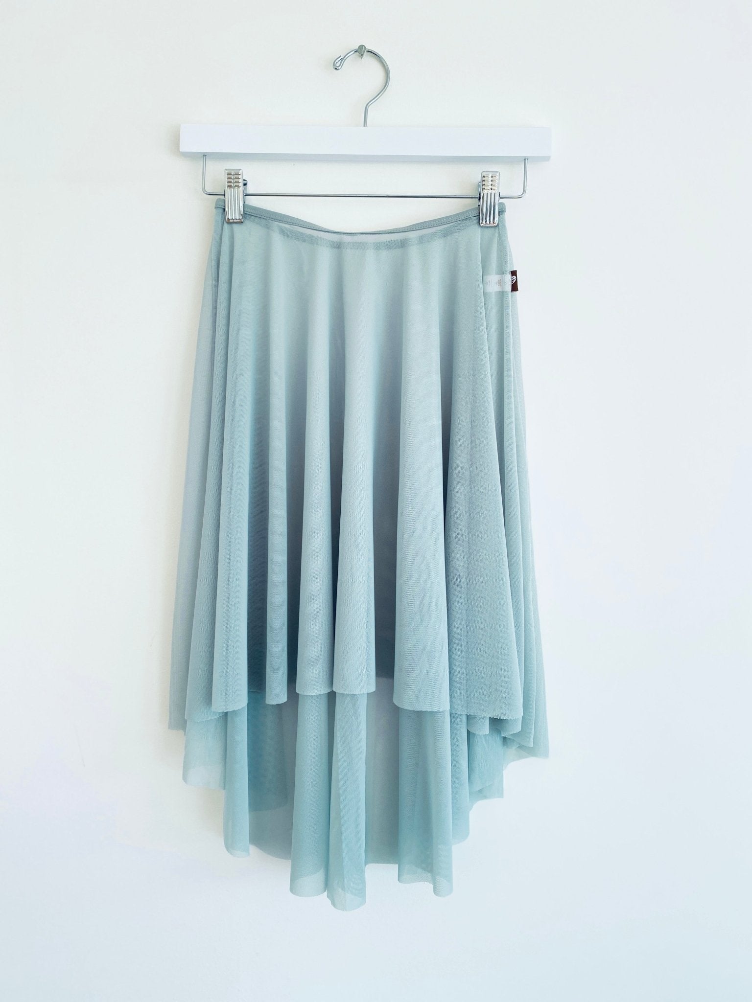 Long Mesh Practice Skirt  Green COLLECTIVE DANCEWEARLong Mesh Practice Skirt - Dusky Green#mSkirtTHE COLLECTIVE DANCEWEAR