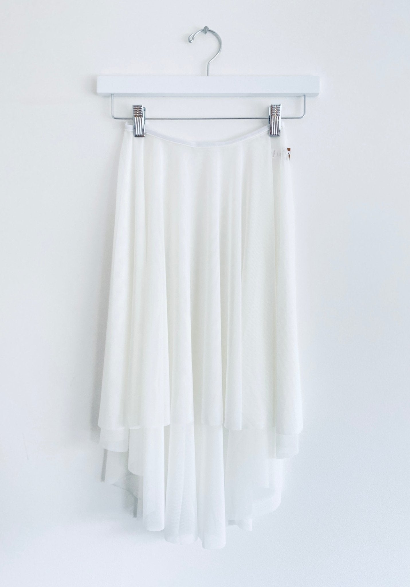 ballet dress long skirt Move Dance Long Ballet Wrap Skirt - White