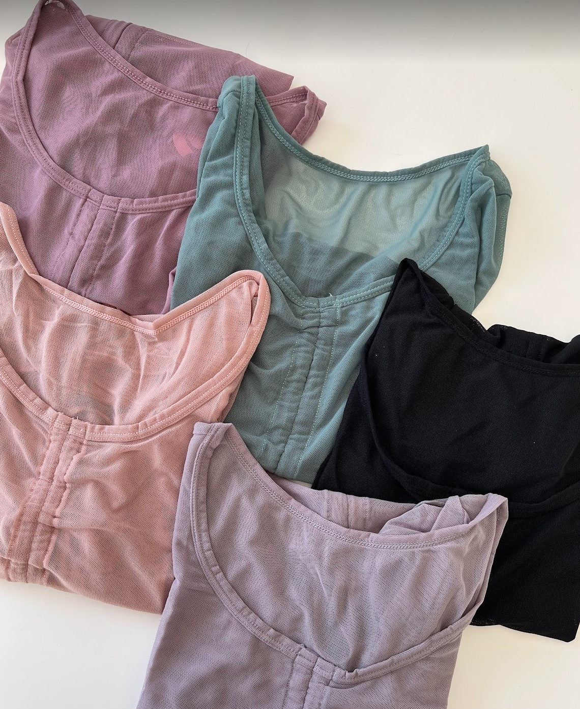 THE COLLECTIVE DANCEWEAR Lyrical Mesh Top Long Sleeve - Black#mWARMUPSTHE COLLECTIVE DANCEWEAR