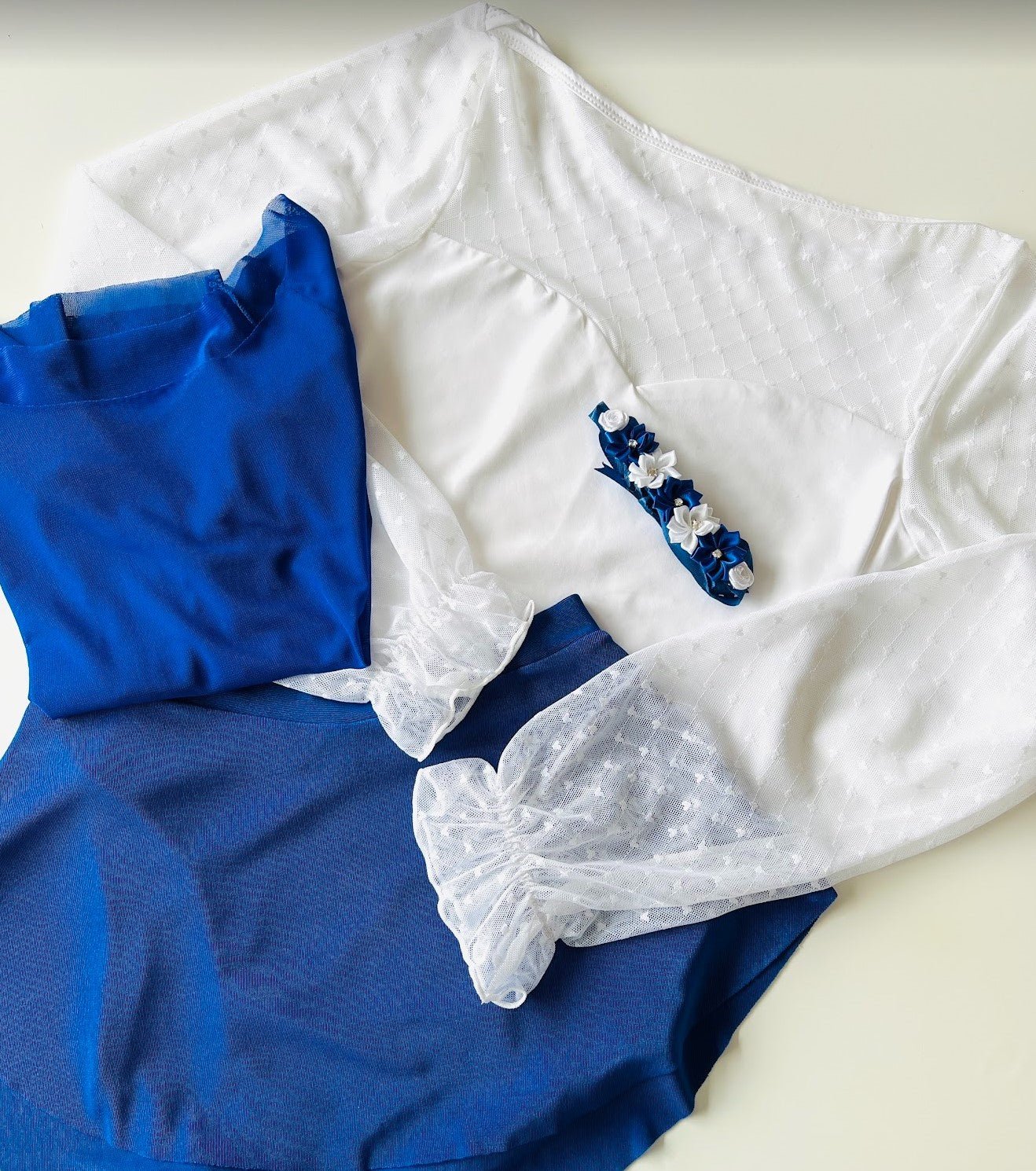 Mesh Top 3/4 Sleeve - Royal Blue - THE COLLECTIVE DANCEWEARMesh Top 3/4 Sleeve - Royal Blue#mWARMUPSTHE COLLECTIVE DANCEWEAR