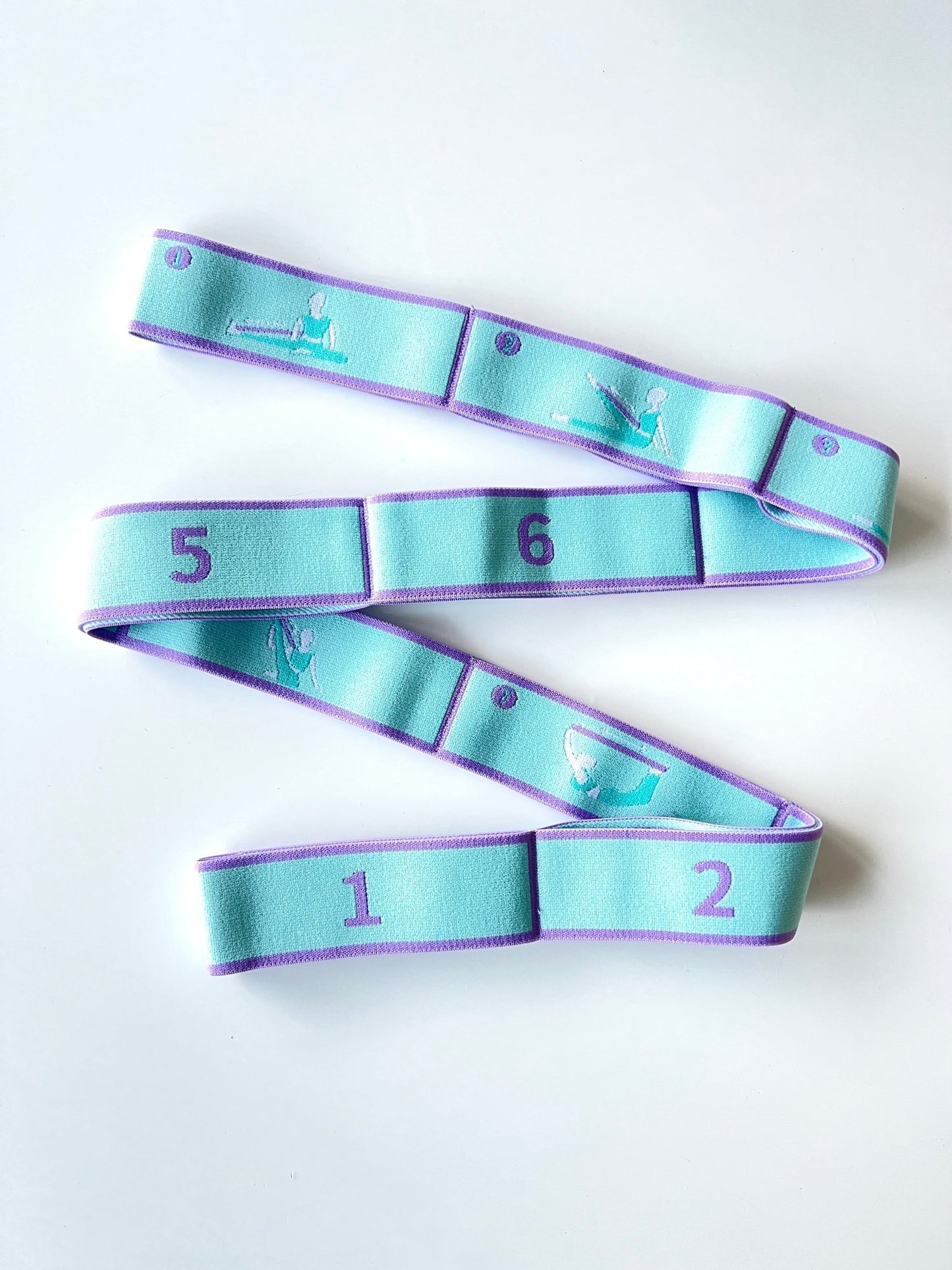 Multi Function Flexibility Resistance Band - Aqua & Lavender#mSTRENGTHENINGTHE COLLECTIVE DANCEWEAR