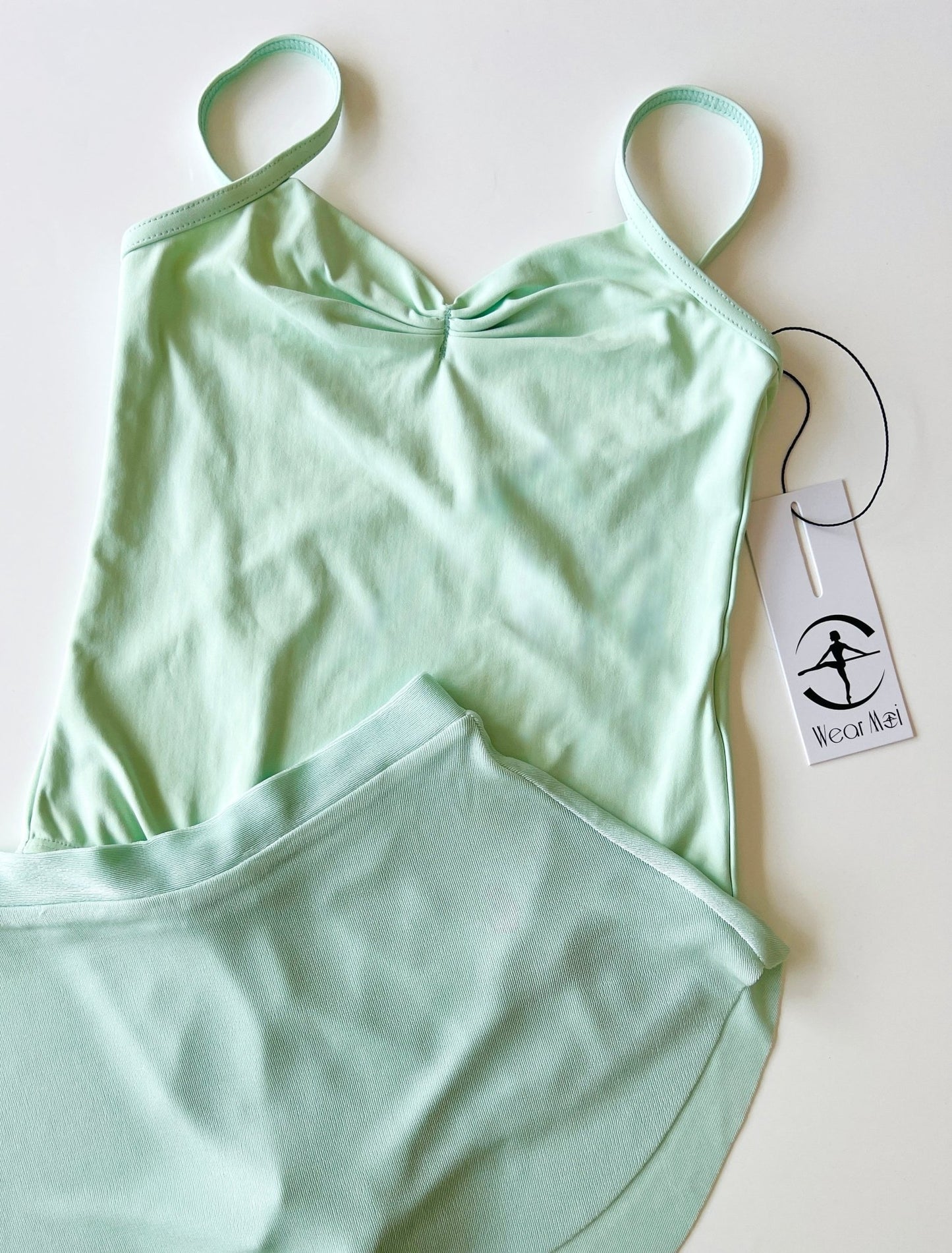Wear Moi Abbie Camisole Leotard Kids - Mint - THE COLLECTIVE DANCEWEARWear Moi Abbie Camisole Leotard Kids - Mint#mLeotardTHE COLLECTIVE DANCEWEAR