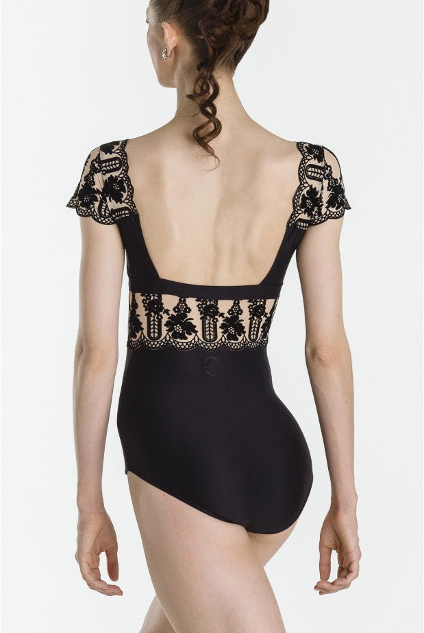 THE COLLECTIVE DANCEWEAR Wear Moi Emma - Black leotard with Cap Sleeves#mLeotardTHE COLLECTIVE DANCEWEAR