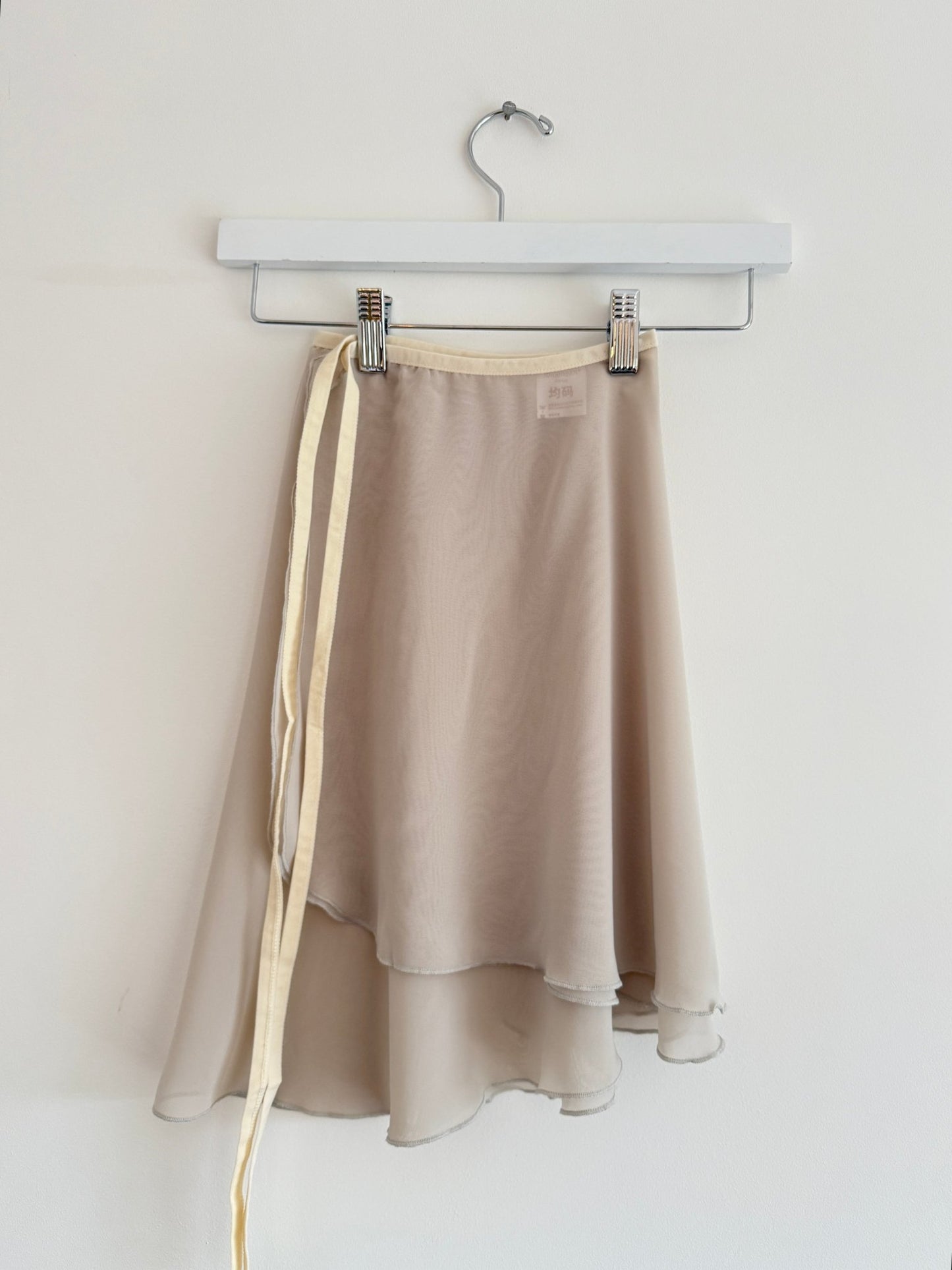 Wrap Skirt Mid Length - Light Mink Grey - THE COLLECTIVE DANCEWEARWrap Skirt Mid Length - Light Mink GreymSKIRTTHE COLLECTIVE DANCEWEAR