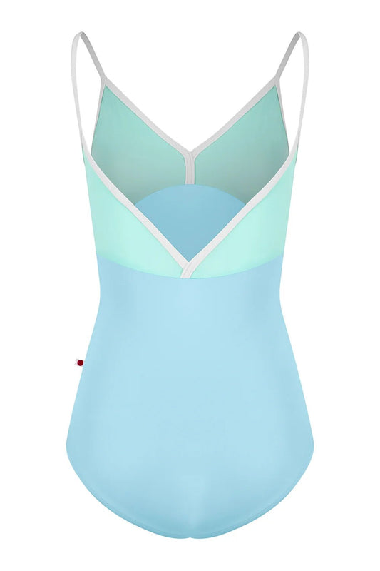 Yumiko Daria Camisole Leotard - Pool & Frozen Blue - Collective DancewearYumiko Daria Camisole Leotard - Pool & Frozen Blue#mLeotardCollective Dancewear