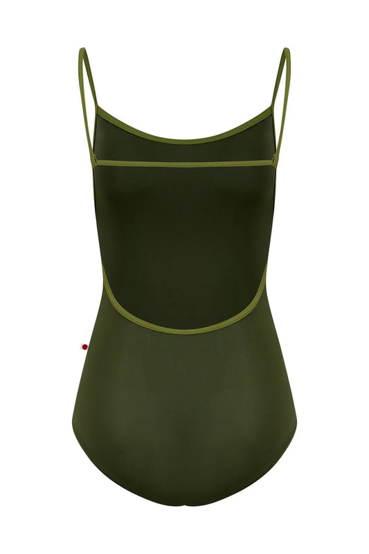 Yumiko Tamara Camisole Leotard - Jungle Green - THE COLLECTIVE DANCEWEARYumiko Tamara Camisole Leotard - Jungle GreenmLeotardTHE COLLECTIVE DANCEWEAR