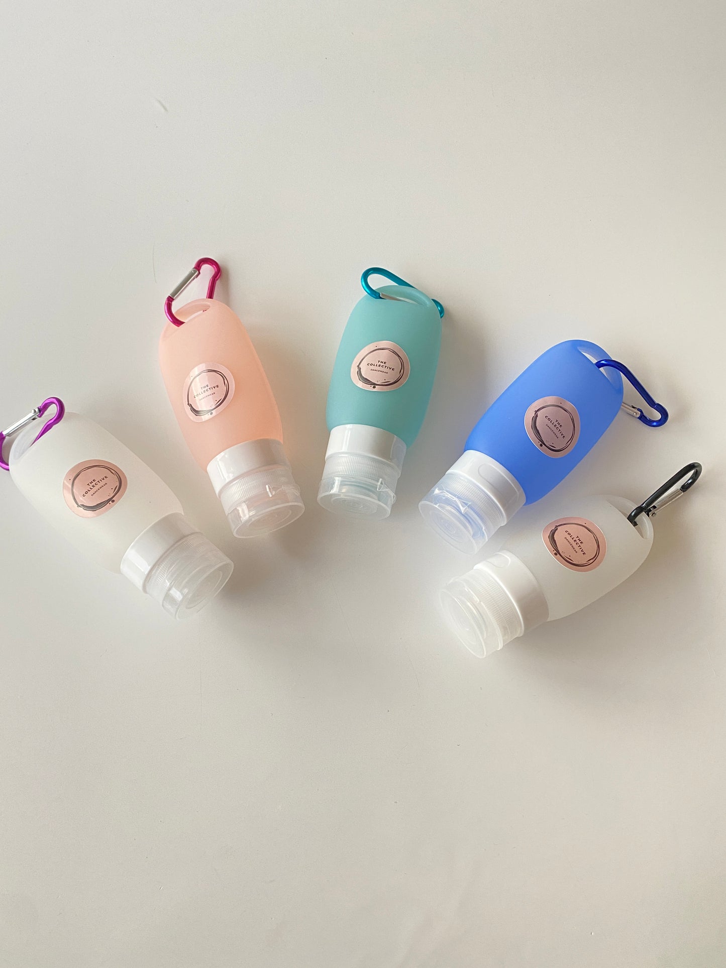 Mini Hand Sanitiser Bottle with Clasp from the collective dancewear