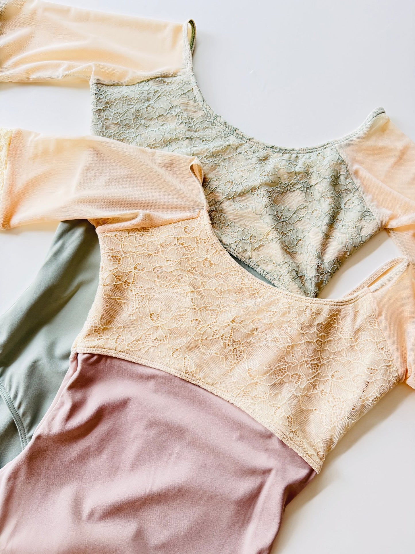 3/4 Sleeve Leotard with Embroidered Bust - Lilac - THE COLLECTIVE DANCEWEAR3/4 Sleeve Leotard with Embroidered Bust - LilacmLeotardTHE COLLECTIVE DANCEWEAR