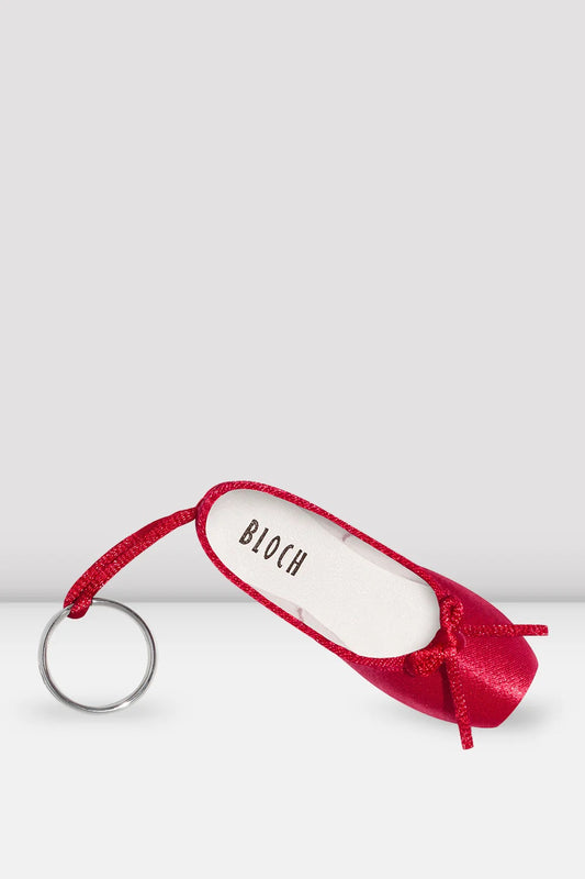 Bloch Mini Pointe Shoe Key Chain - Red from The Collective Dancewear