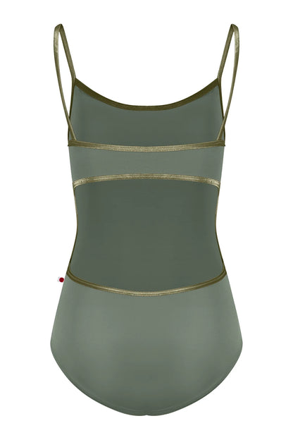 Yumiko Kiki Camisole Leotard - Sage Green