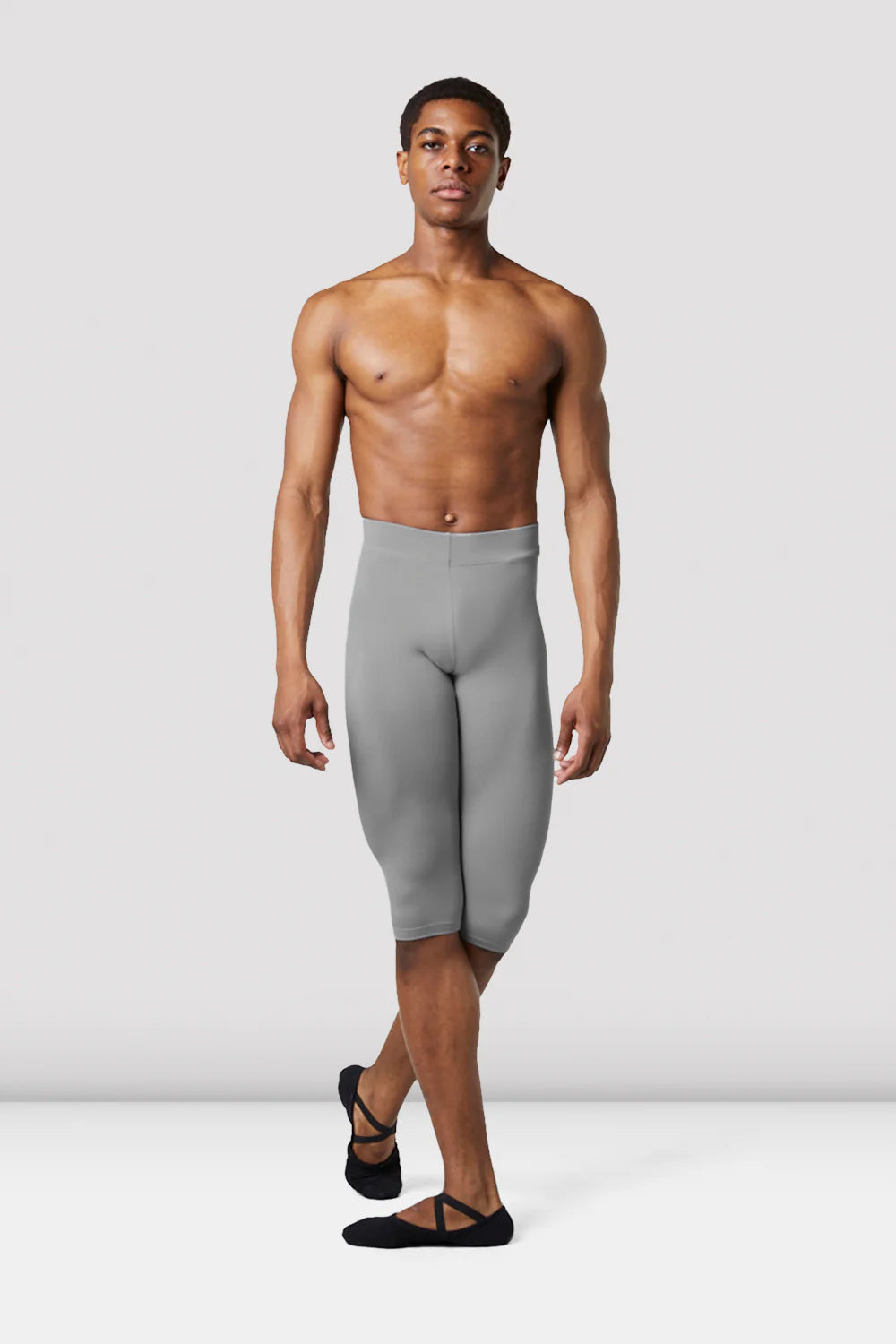 Bloch Mens Knee Length Rehearsal Dance Tights - Grey