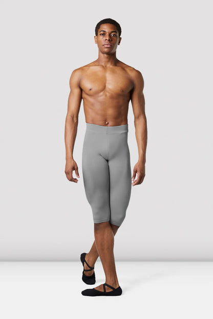 Bloch Mens Knee Length Rehearsal Dance Tights - Grey
