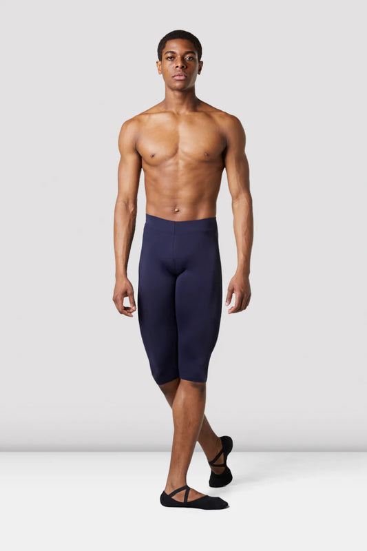 Bloch Mens Knee Length Rehearsal Dance Tights - Navy