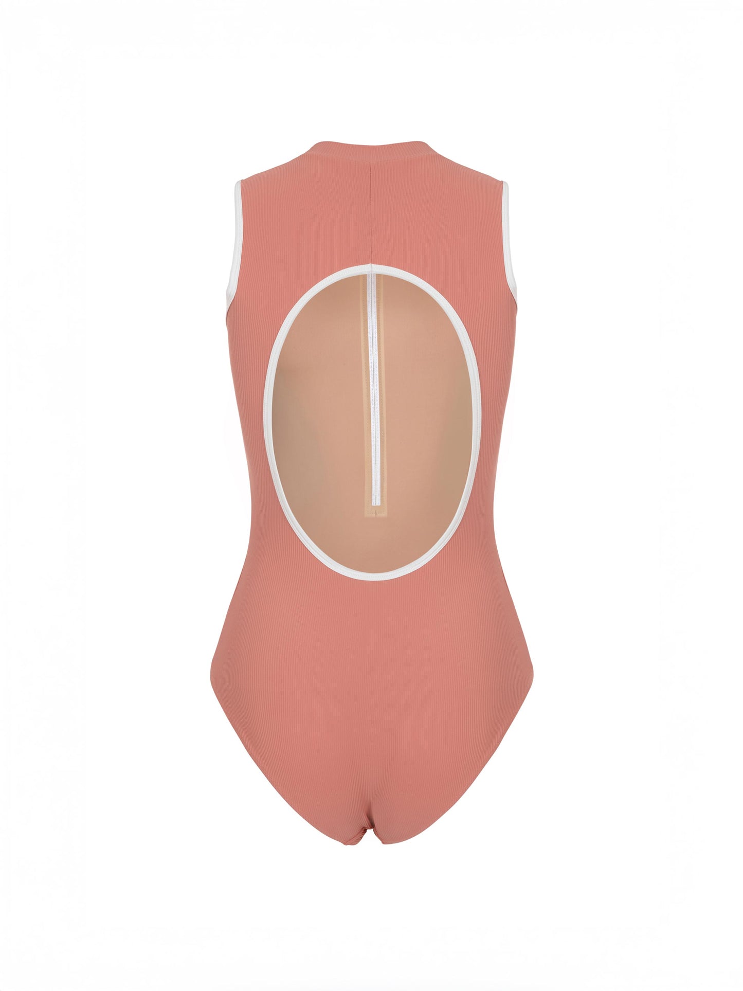 Mara Aura Zip Up Leotard - Coral