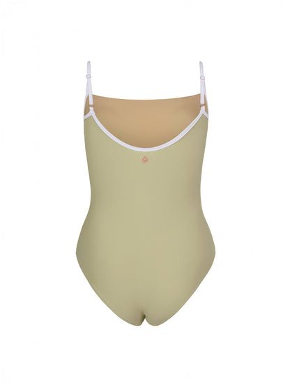 Mara Cala Camisole Leotard - Light Olive
