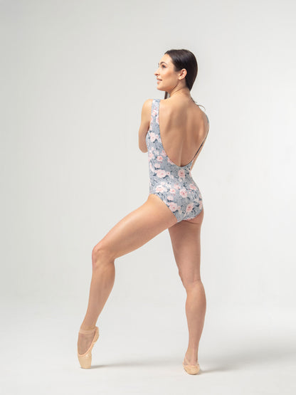 Mara Diana Leotard - Grey Rose
