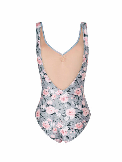 Mara Diana Leotard - Grey Rose