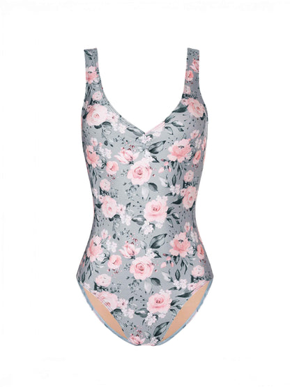 Mara Diana Leotard - Grey Rose