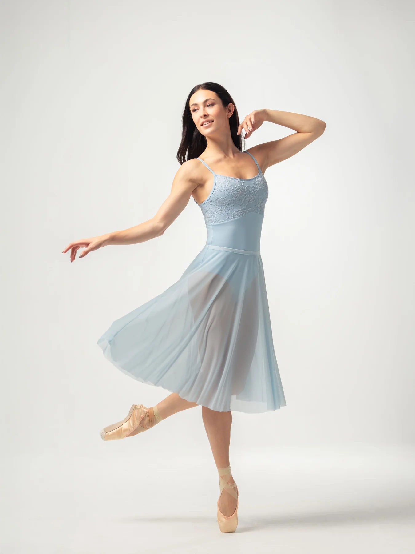 Mara Chloe Camisole Leotard - Light Blue