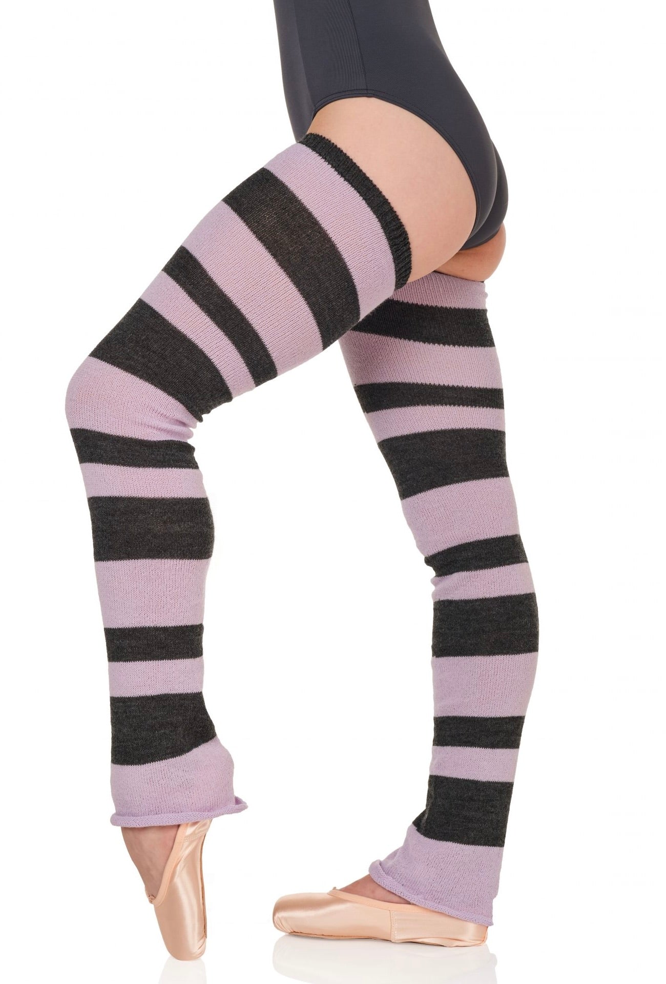 Intermezzo Polpay long legwarmers Unisex for men and women pink and black Sold by The Collective Dancewear
