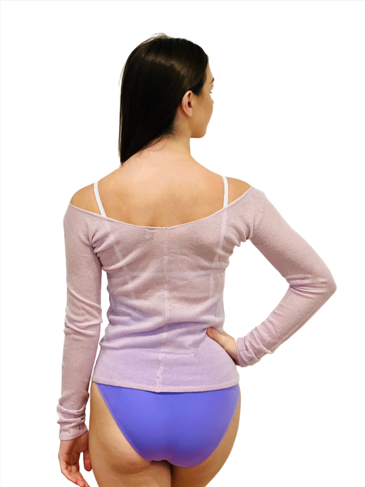 Fine knit warm up top from The Collective Dancewear