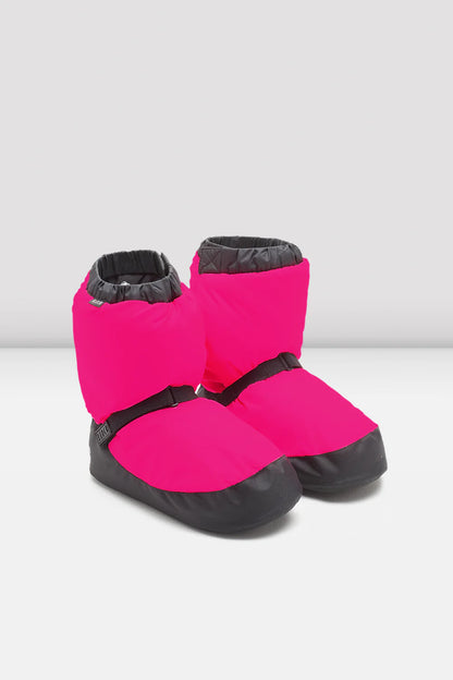 Bloch warm up dance ballet bootie in Fluorescent Pink sold by The Collective Dancewear