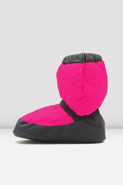 Bloch warm up dance ballet bootie in Fluorescent Pink sold by The Collective Dancewear